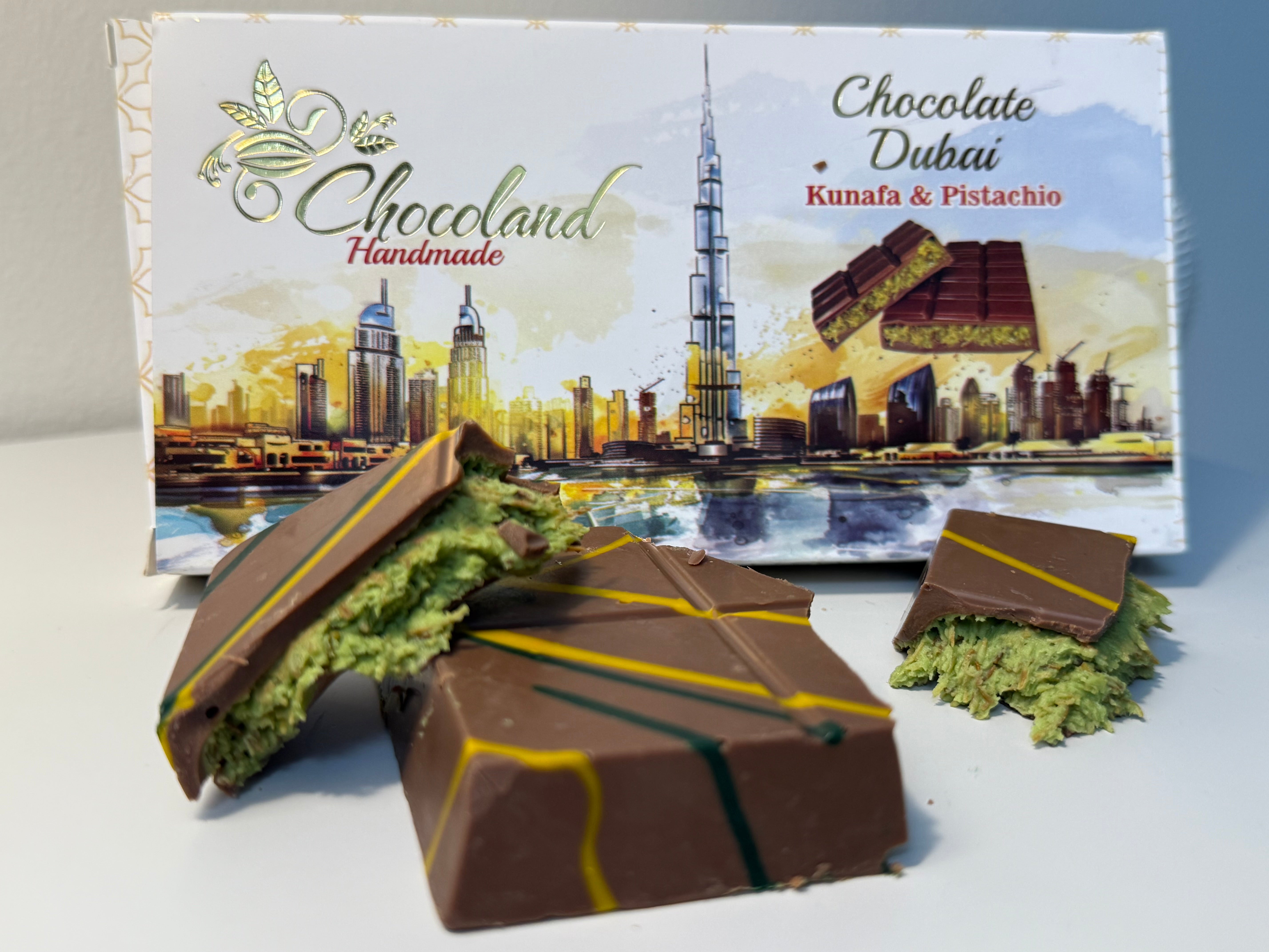 Original Dubai Kunafa & Pistachio Chocolate